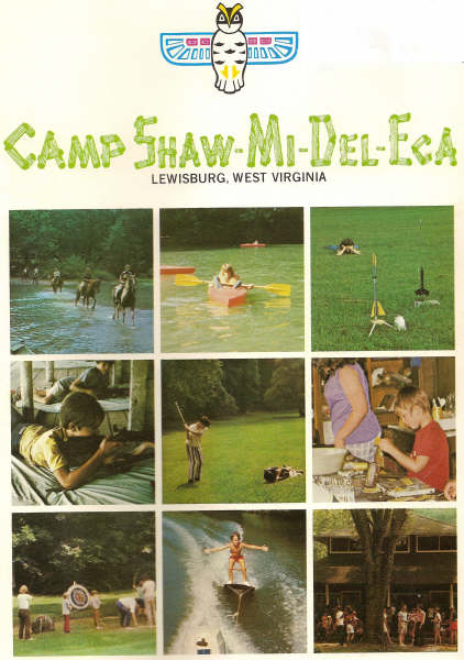 Cover of Camp Shaw-Mi-Del-Eca promotional catalog: 1975
